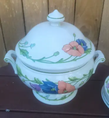 Vintage Villeroy & Boch Amapola Soup Tureen W-Germany 10” • $69.90