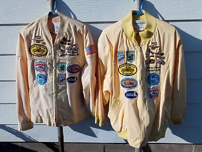 Vtg Model A Ford Auto Club Charter Member Race Rod Jacket XL 22W Lot Of 2 W PINS • $120