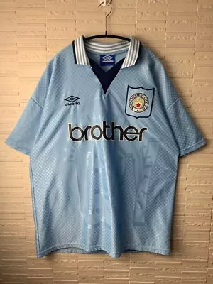 Soccer Jersey Shirt Vintage Manchester City Brother • $662