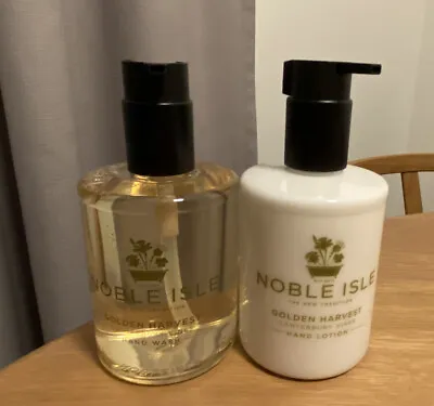 £34.99 • Buy Noble Isle Golden Harvest Hand Wash And Hand Lotion Duo 2x250ml NEW