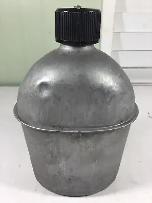 WW2 Stainless Steel Canteen   S.M. CO. 1944   C13 • $18.95