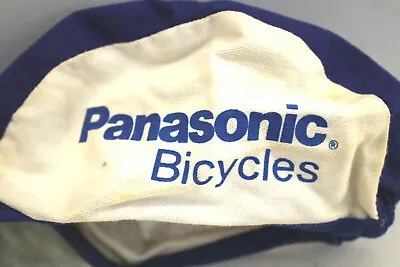 Vintage Panasonic Bicycles Cap Cotton One Size Distressed Bicycle Cycling Hat    • $37.99