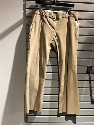 J Crew Pants City Fit Tan Size 10R • $9.89