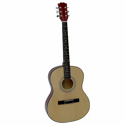 NEW! 39  Full Size 4/4 6 String Steel Strung Acoustic Guitar • £39.99