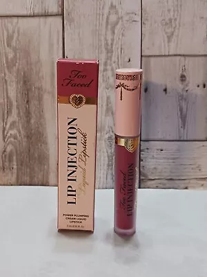 Too Faced Lip Injection  Cream  Lipstick 3 Ml  NIB Big Lip Energy • $12.99