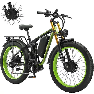 KETELES 26 X4  K800PRO AWD Electric Bike 48V 2000W 23Ah 7Speed Mountain Bicycle • $1299.99
