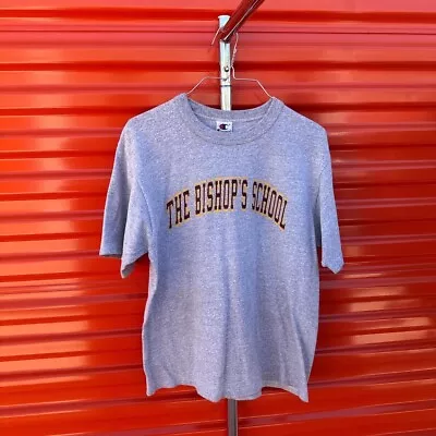 Vintage Champion Reverse Weave Single Stitch T Shirt Heather Gray Rare 80s 90s • $50