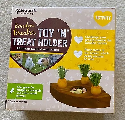 Rosewood - Boredom Breaker - Toy 'N' Treat Holder - For All Small Animals • £1.99