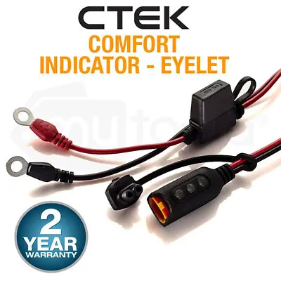 CTEK Battery Charger Comfort LED Indicator Eyelet Quick Connect M8 12V 56-382 • $41