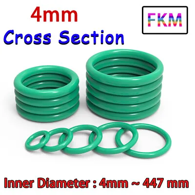 £1.70 • Buy 5mm Cross Section Metric O Ring Nitrile Rubber Sizes 4mm-447mm ID O-Rings Seal