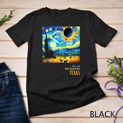 Total Solar Eclipse 2024 Texas T-Shirt Unisex T-shirt • $16.99