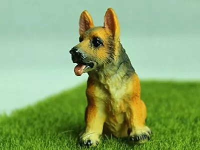 $7.29 • Buy German Shepherd Dog Hand-Painted Resin Figurine/Statue,2.56  Tall,Sitting Down💎