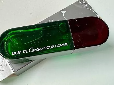 1   X  Cartier  ESSENCE  MUST POUR HOMME  Size 0.5 Oz /15  Ml EDT Spray NIB • $65