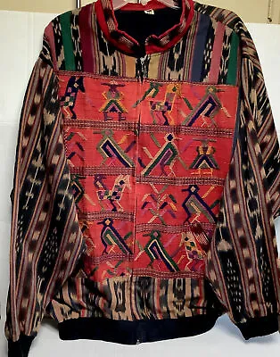 Southwestern Woven  XL Coat Aztec Western Vintage • $25