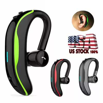 Bluetooth Earphone Wireless Headphone Hands-free Call Headset For Car Driving • $18.79