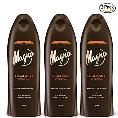 3 Bottles Of Magno Shower Gel 18.3oz./550ml • $33.53