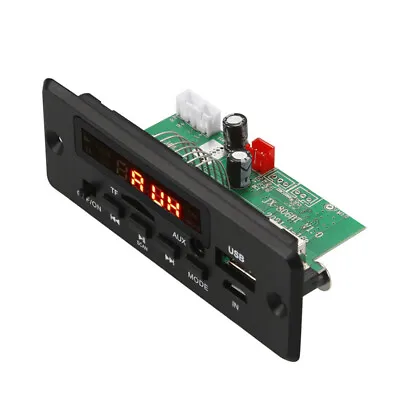 Bluetooth 5V-12V MP3 Player Decoder Board 2 * 25W Amplifier Car FM Radio Module • £7.92