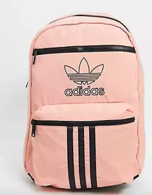 $65.60 • Buy Adidas Originals National 3 Stripes Pink Gym Sports Training Backpack Bag
