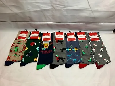 New Holiday Time Mens Holiday Socks One Size Multiple Styles • $7.20