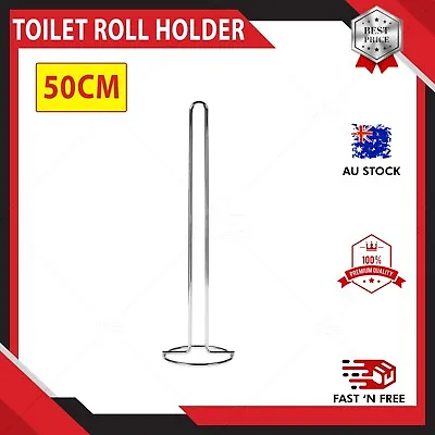 $7.99 • Buy NEW Wire Tissue Roll Stand Toilet Paper Holder Dispenser Organiser Silver