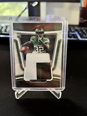 🔥2021 Panini Playbook Mammoth Materials MICHAEL CARTER Patch /25 RC  Jets🔥 • $0.99