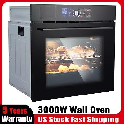 24  Electric Single Wall Oven 3000W Electric Oven With 108 Automatic Recipes • $519.99