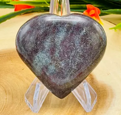 Ruby Kyanite Heart Stone Ruby In Kyanite Stone Ruby Kyanite Crystal Reiki • $13.27