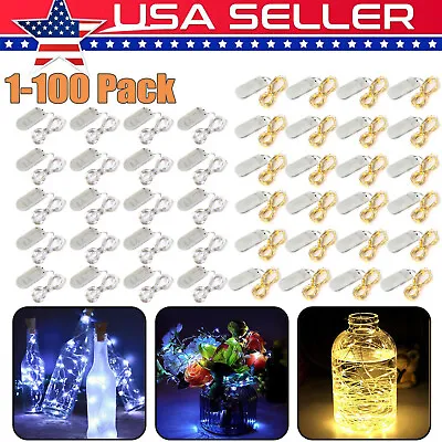 Xmas Decor Battery Operated Mini LED Copper Wire String Fairy Lights 2m 20 LEDs • $58.98