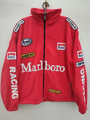 Ferrari Formula 1 Marlboro Racing Jacket Fleece Vintage Size 3XL • $109.99