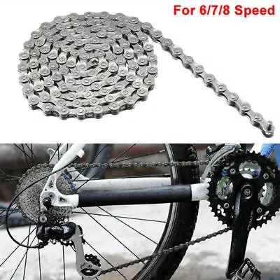 IG51 Compatibility 6-7-8 Speed For Road Bicycle Steel Chain Mountain Bike Chain • $9.99