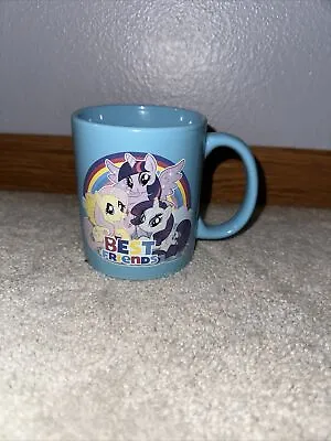 MY LITTLE PONY  Best Friends   Blue Ceramic Coffee Mug Tea Cup Hasbro 12 Oz • $6.75