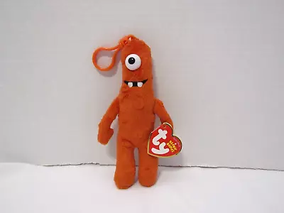 Ty Beanie Babies Muno The Cyclops  Clip  Yo Gabba Gabba Plush   6 Inch   2013 • $14.99