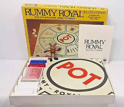 Vintage 1981 Whitman Rummy Royal Deluxe Edition Board Game. 4804-22 • $27.56