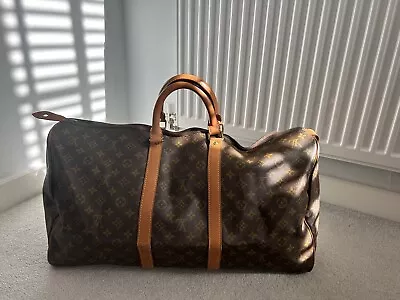 Louis Vuitton Keepall 55 Brown Canvas • £600