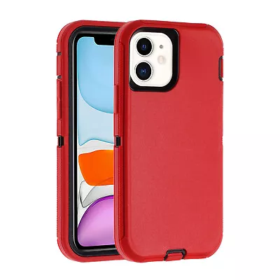 $13.08 • Buy For IPhone 13 12 14 Pro Max 7 8 X Hybrid Armor Case Cover Fits Otterbox Defender