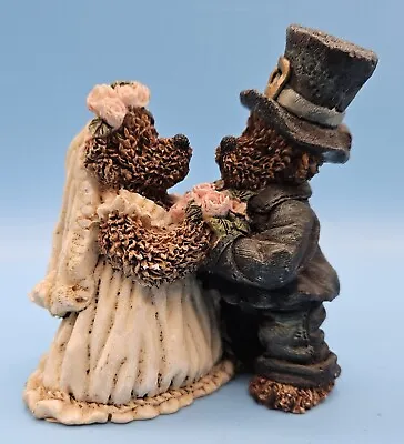 K's Collection Resin Bride And Groom Bears Figurine 3.5  Collectable  • $6
