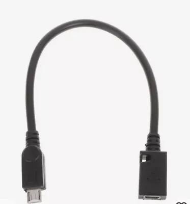 USB 2.0 Mini-A 5-Pin Female To Micro-B Male Adapter Cable Converter 22cm OTG  • £3.20