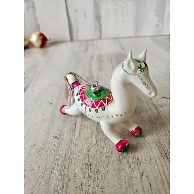 Vintage Carlini Horse Pinata AS IS Italian Glass Italy Ornament String Tree • $113.18