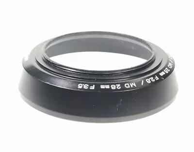 Genuine Minolta Lens Hood Shade For MD 28mm F/2 MD 28mm F/2.8 MD 28mm F/3.5 • $9.95