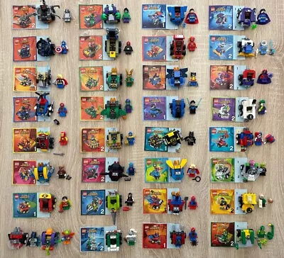 Lego Mighty Micros Massive Sets Bundle Marvel DC Mini Figures Included • £119.99