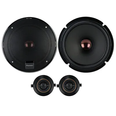 Pioneer TS-D65C D-Series 6-1/2  2-Way Car Audio Component Speakers 6.5  Comp NEW • $169.95