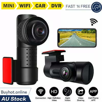 1080P WiFi Car DVR 170° FHD Lens Dash Cam Video Recorder Camera Cam APP New AU   • $35.67