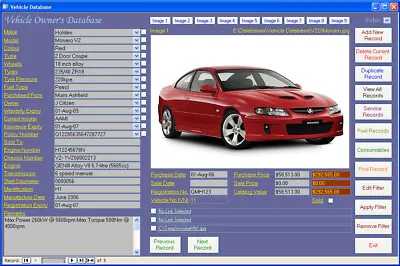 Car Maintenance Database Software Computer Log Book For Windows • £13.95