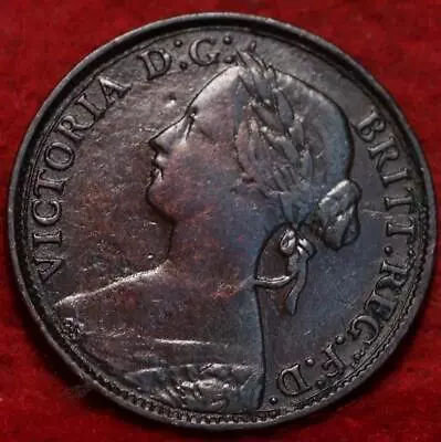 1860 Great Britain Farthing Foreign Coin • £0.80