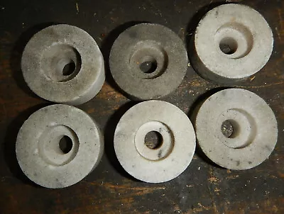 6 New Old Stock 1-1/2 X 5/8 X 3/8  I.d. Id Metal Lathe Tool Post Grinding Wheels • $39.99