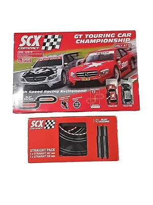 Slot Car Mercedes GT TOURING CAR SCX Compact 1:43 CAR CHAMPIONSHIP / Extra Track • $50