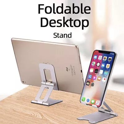 Adjustable Phone Tablet Desktop Stand Desk Holder Mount Cradle For IPhone IPad • $7.95