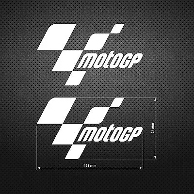 MOTO GP STICKER DIE CUT DECAL VINYL RACING 2 Pcs • $8.20