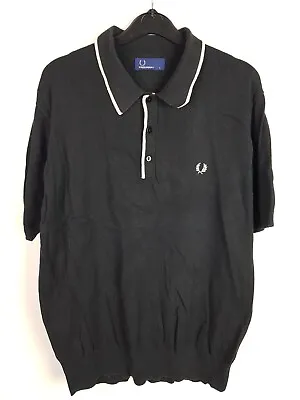 £18 • Buy FRED PERRY Knitted Polo Shirt Size Large 42 Men`s Mod Scooter Terrace 60`s