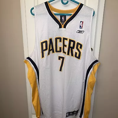 Mens 3xl Jermaine O’neal Indiana Pacers Basketball Jersey Reebok Stitched Sewn • $39.77